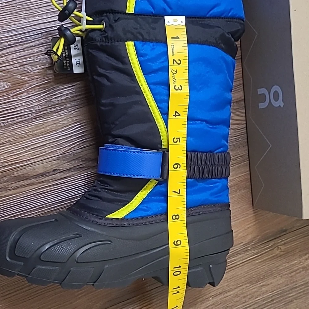 Sorel Black‎ and Blue Snow Boots with Yellow Accents unisex new
